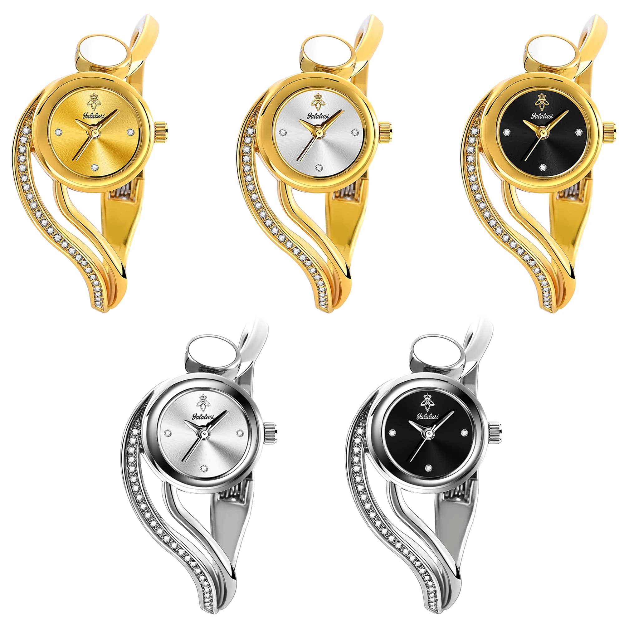 Quartz Timeless Watch — Crystal Embellished