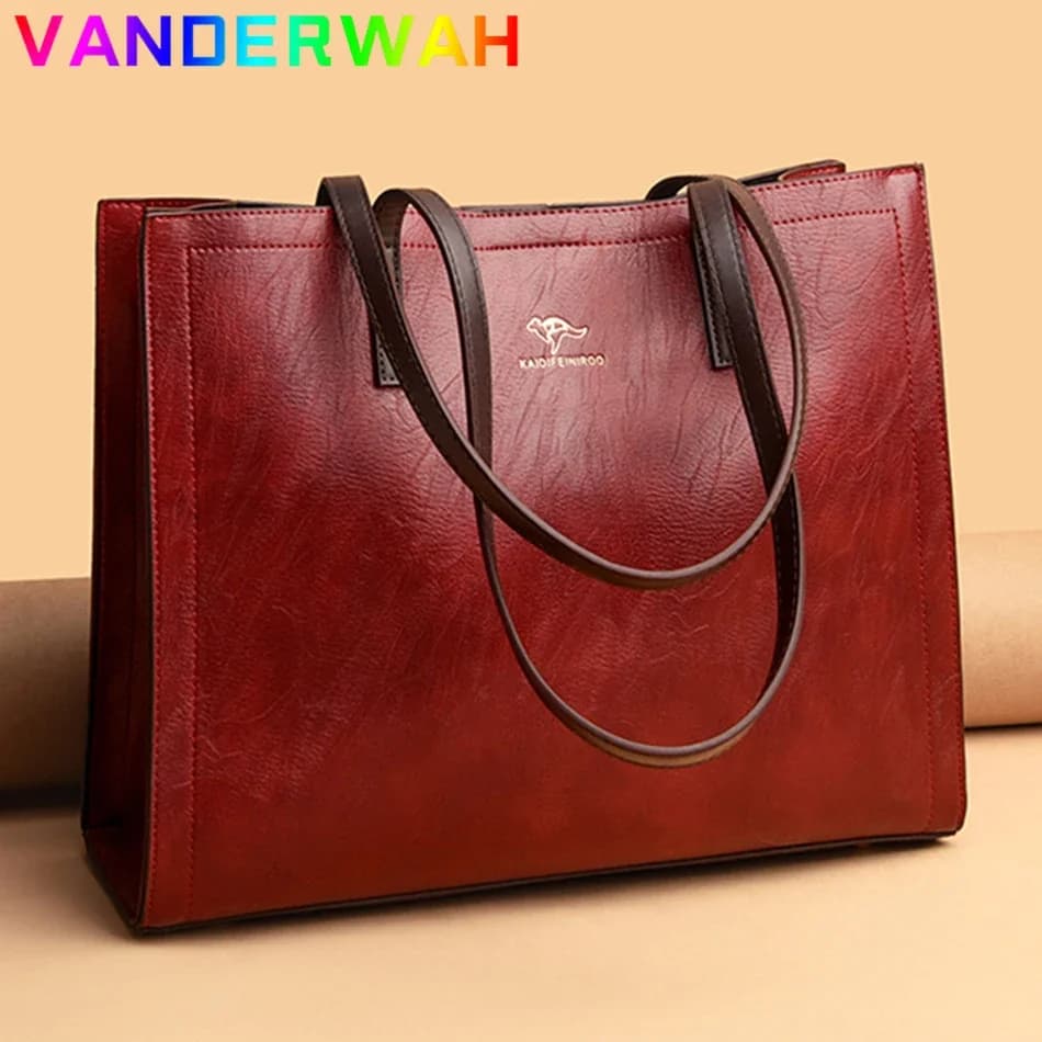 Sac Cabas Signature en Cuir PU