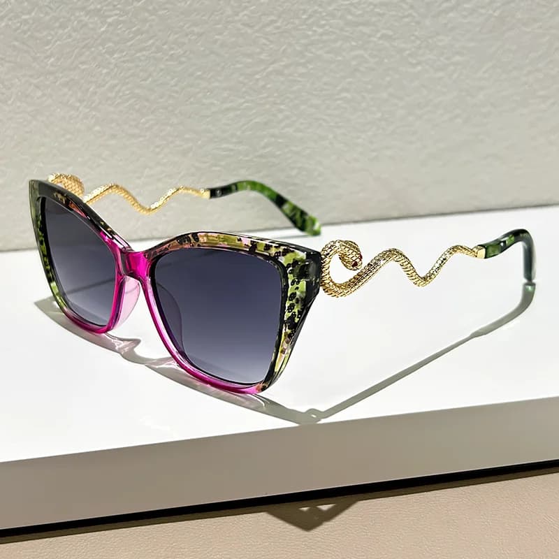 Lunettes Cat-Eye à Chaîne — Signature Couture